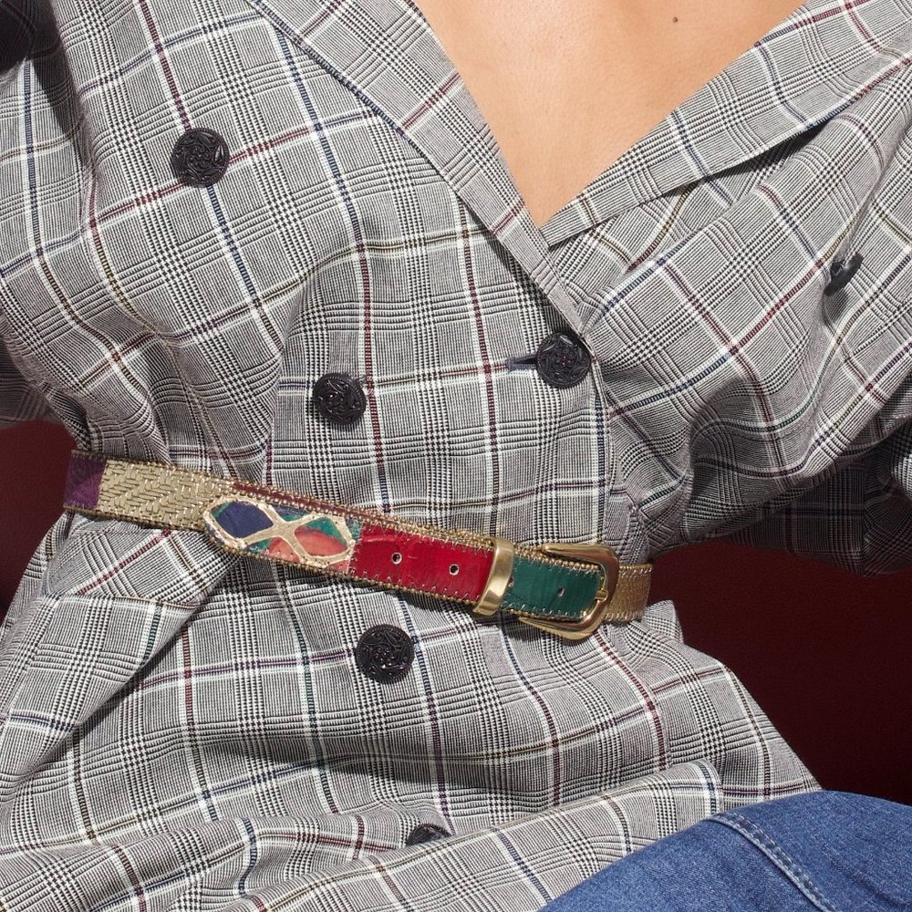 Jacket and belt set
